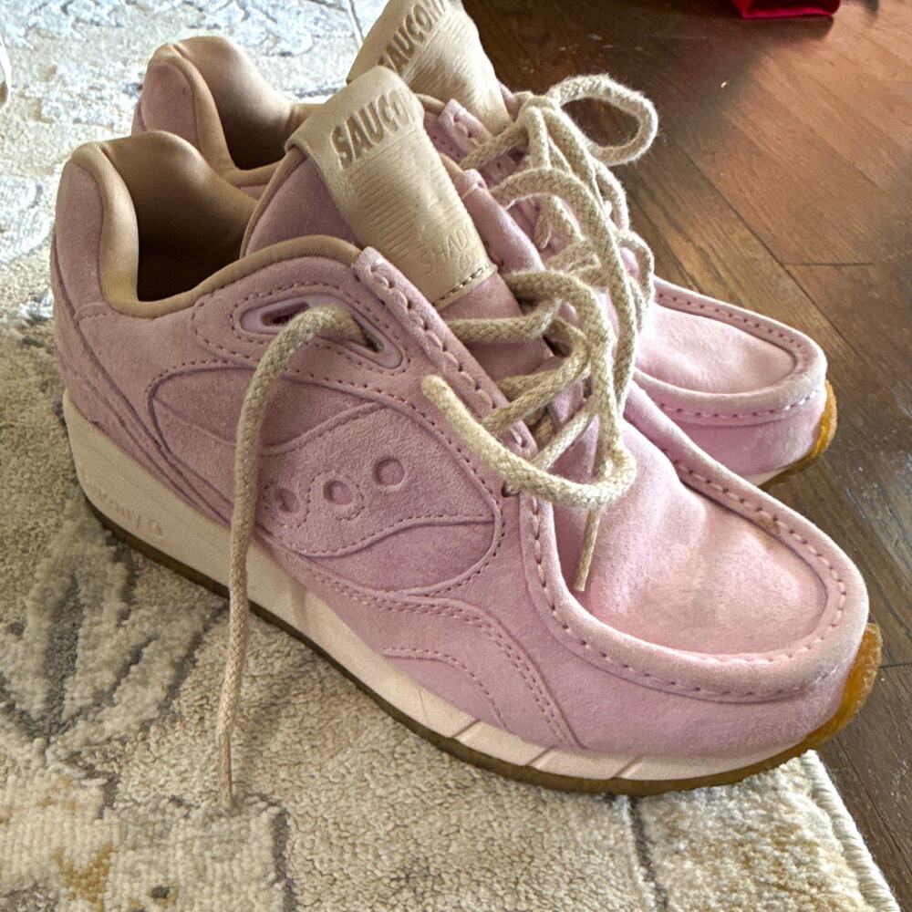 Saucony Shadow 6000 Pink Low Top Lace Up Sneakers Unisex Adults 5.5